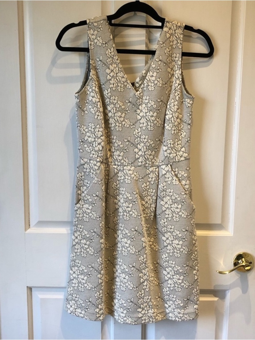 NWT Flower Lace Textile A-Line Dress